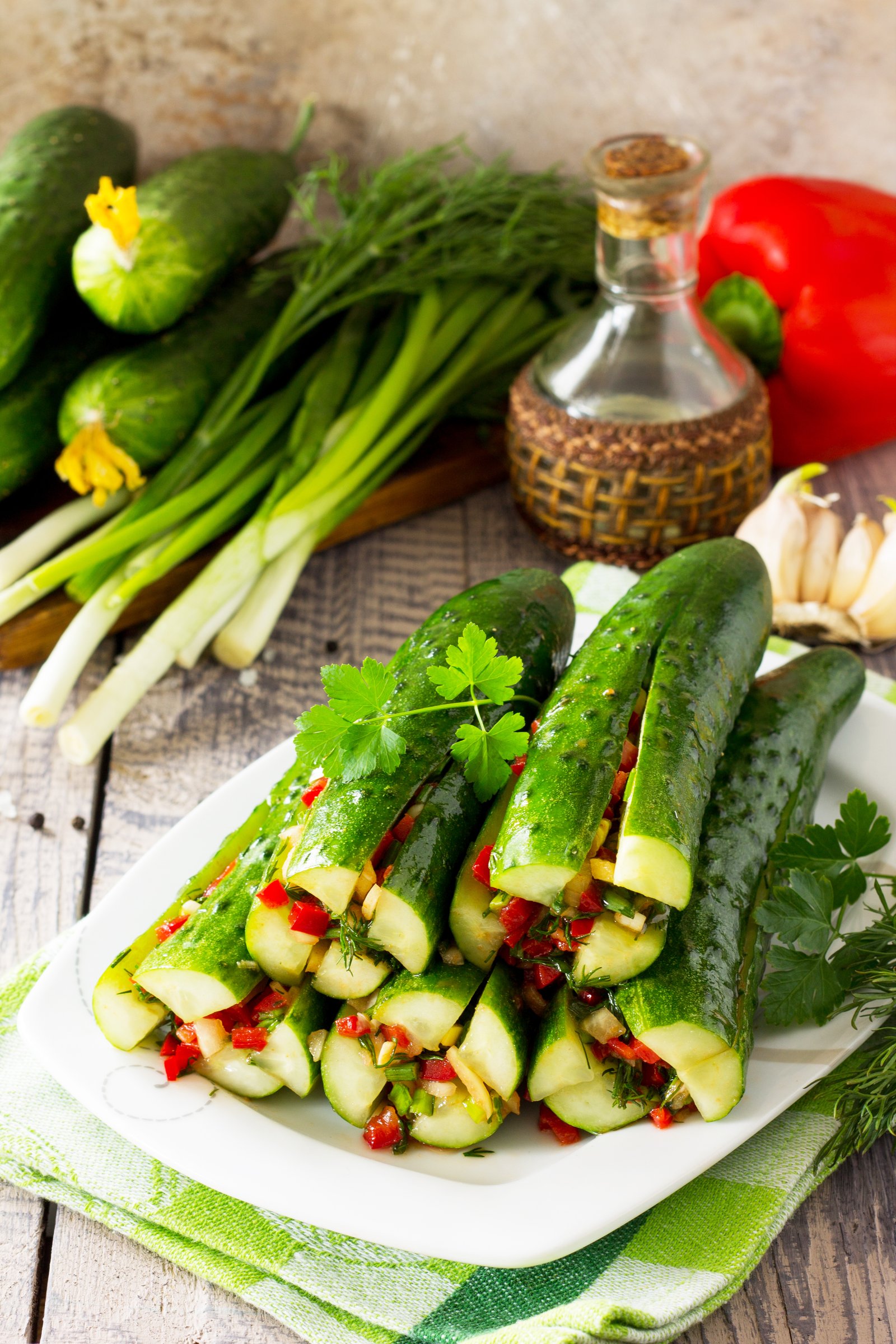 Oi Kimchi (오이김치) – Refreshing Cucumber Kimchi